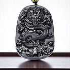 Black Obsidian Dragon Pendant 3