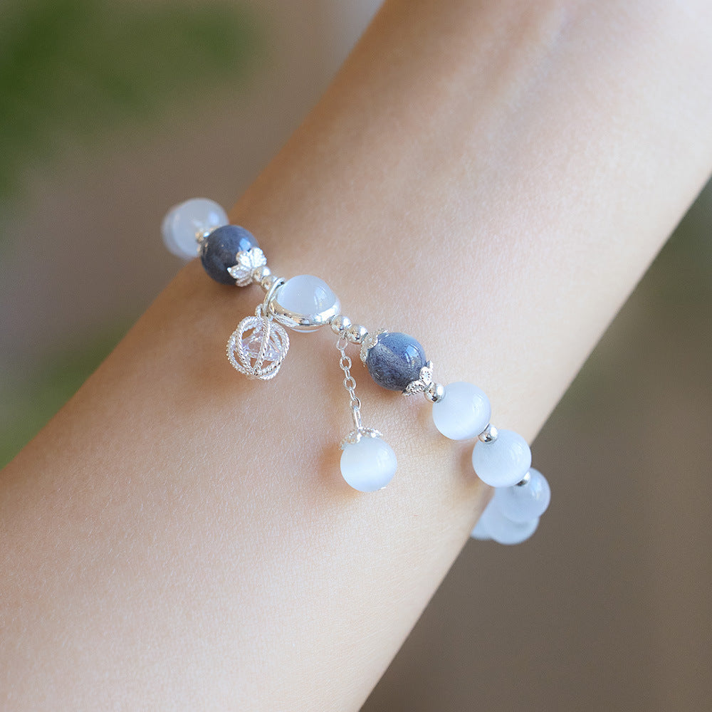 cat's eye moonstone bracelet