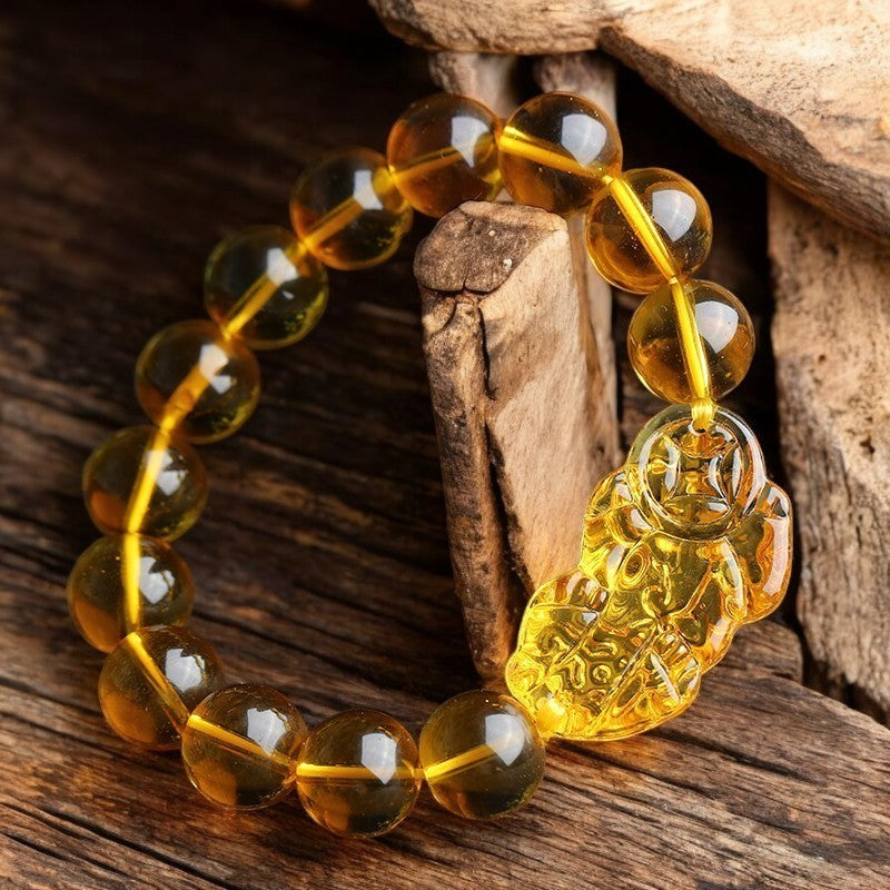 Citrine Pixiu Protection Bracelet1