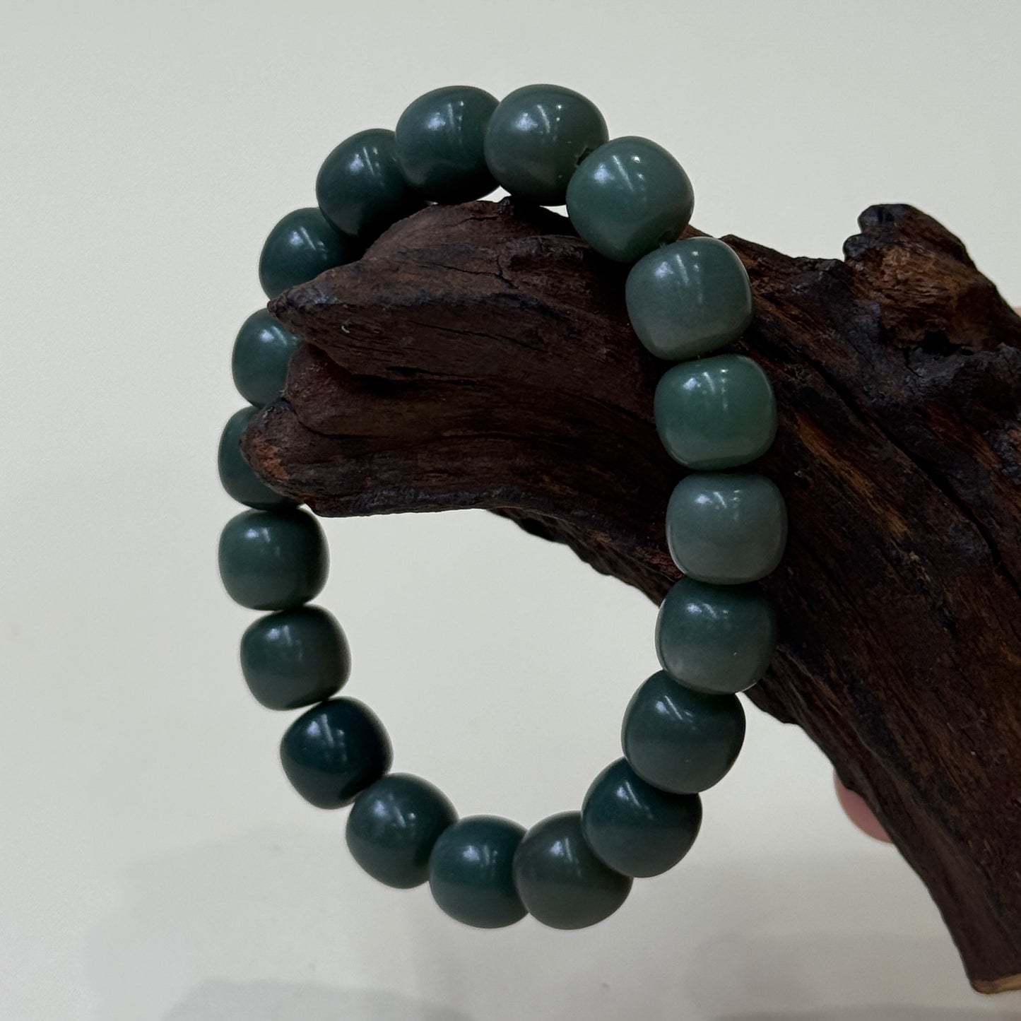 Dark Green Bodhi Beaded Bracelet
