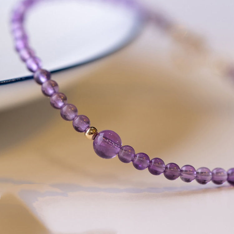 Delicate Amethyst Luck Bracelet