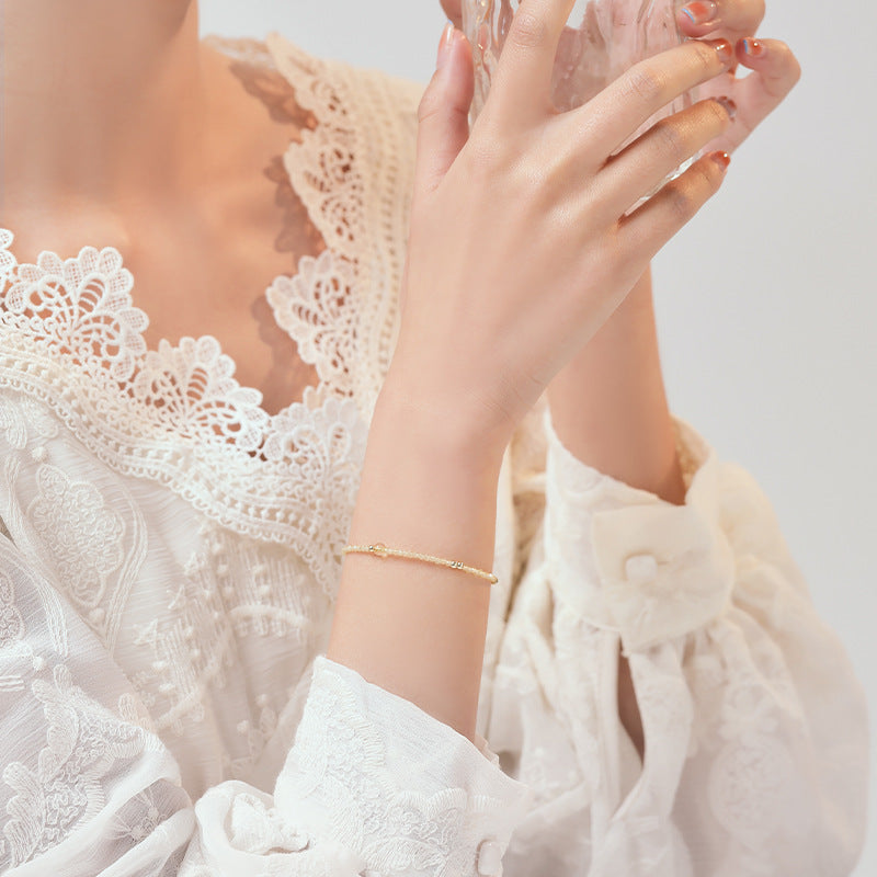 Delicate Citrine Wealth Bracelet