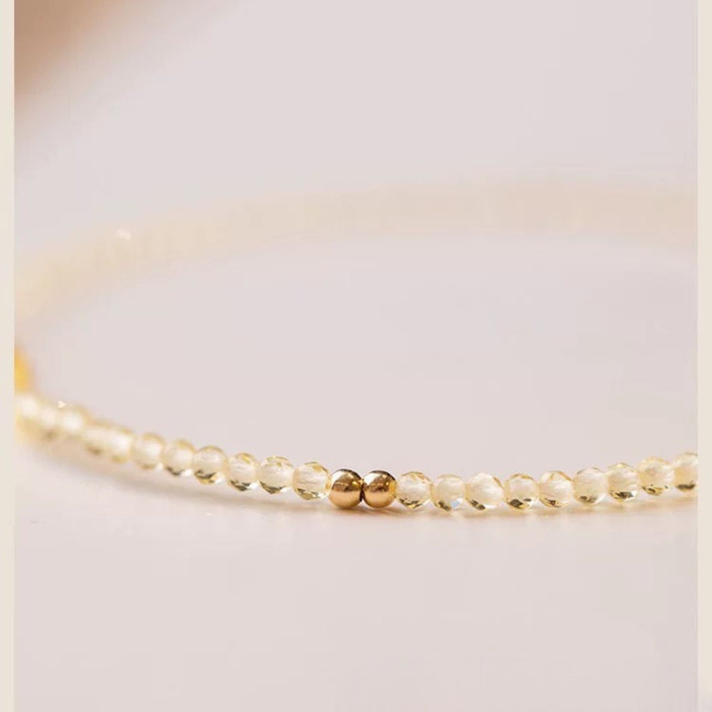 Delicate Citrine Wealth Bracelet