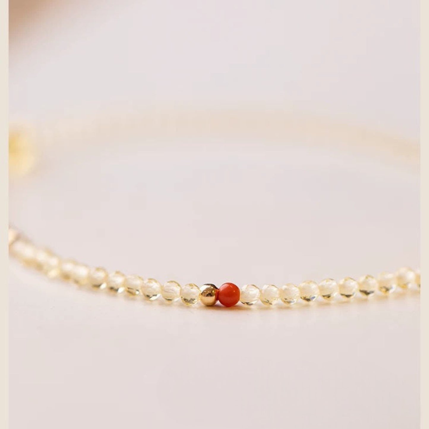 Delicate Citrine Wealth Bracelet