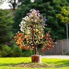 Feng Shui Chakra Gemstone Bonsai Tree Grass