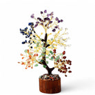 Feng Shui Chakra Gemstone Bonsai Tree Grass Black White1