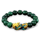 Green Jade Color-Changing Pixiu Abundance Bracelet2
