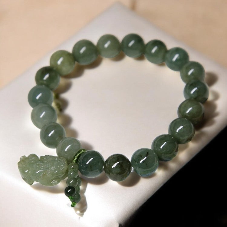Green Jade Pixiu Protection Bracelet 1
