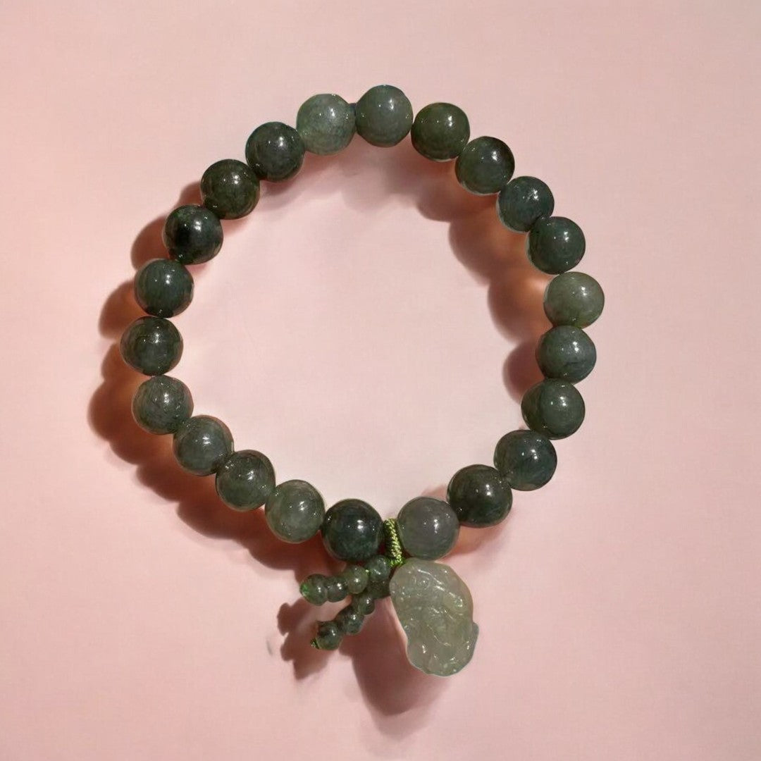 Green Jade Pixiu Protection Bracelet 2
