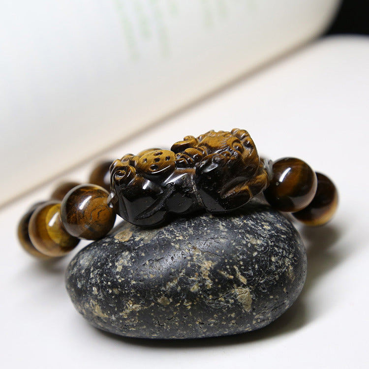 Guardian Pixiu Tiger Eye Bracelet