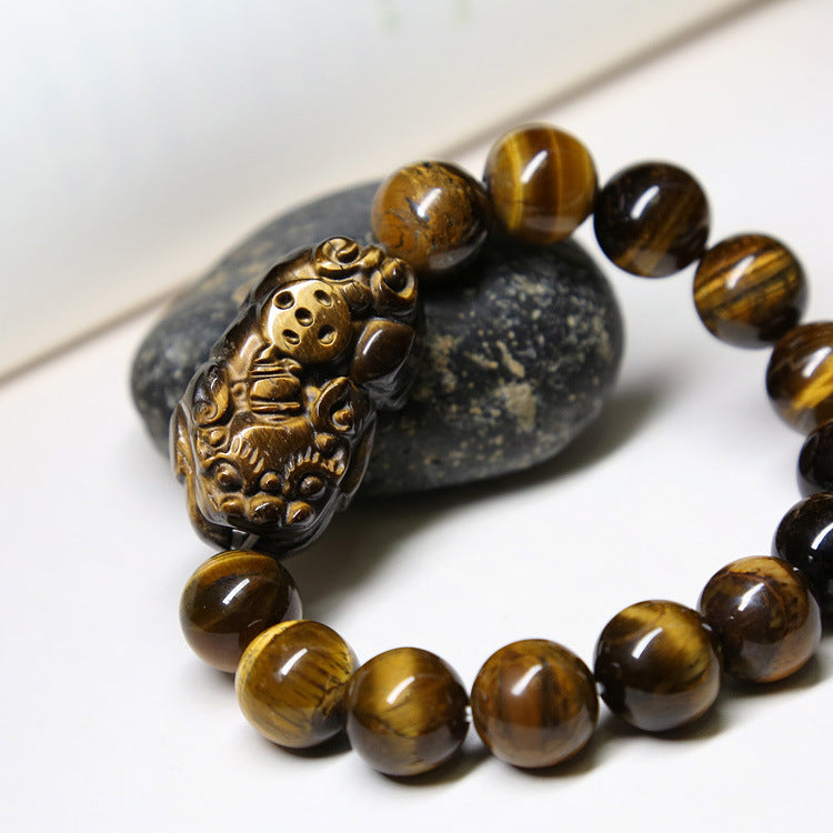Guardian Pixiu Tiger Eye Bracelet