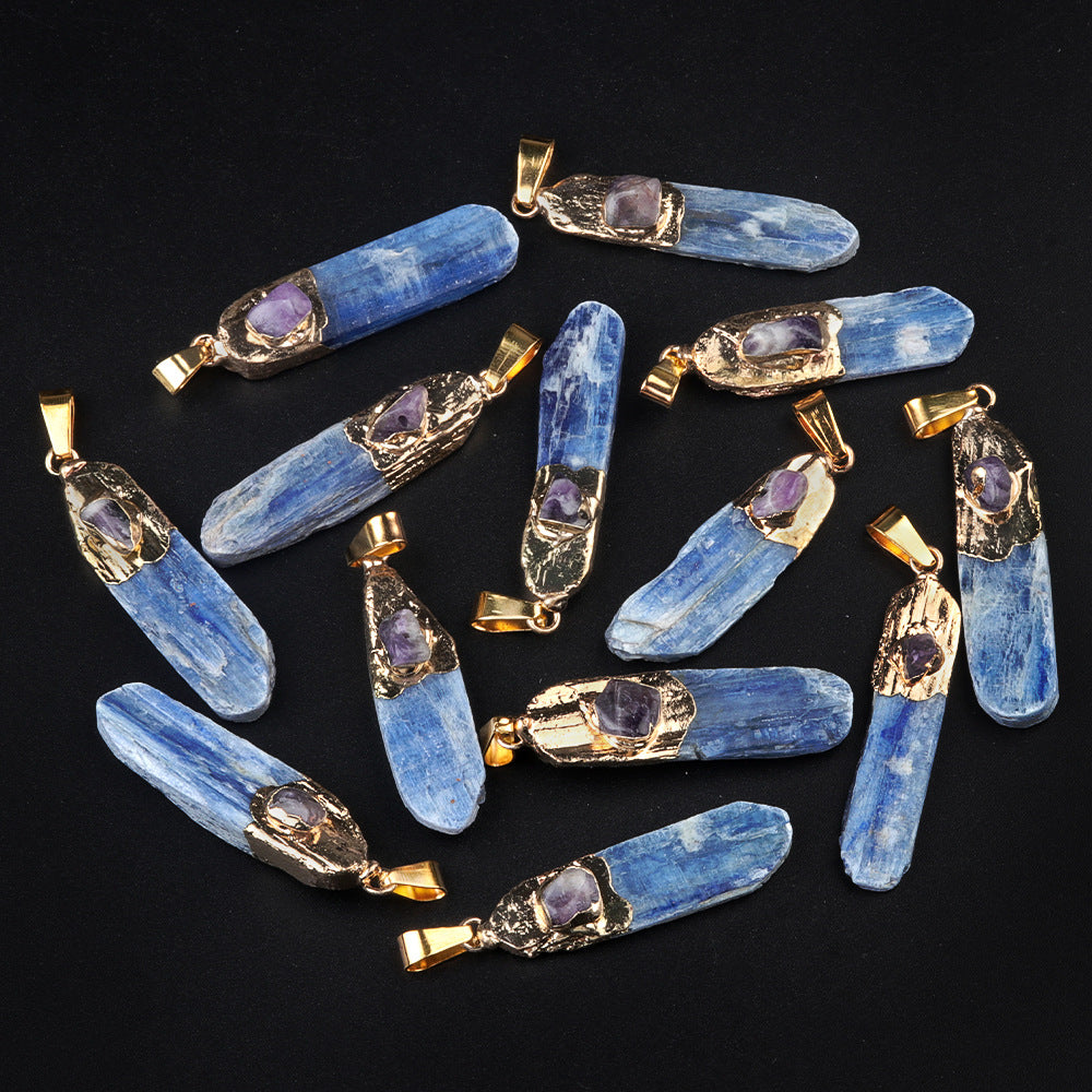 Kyanite Crystal Pendant Necklace