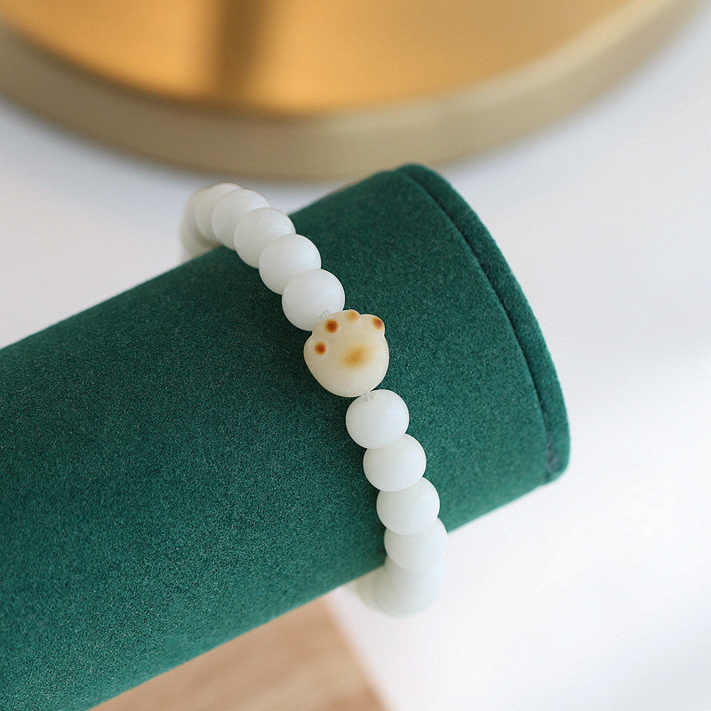 Lucky Paw Bodhi Bead Protection Bracelet