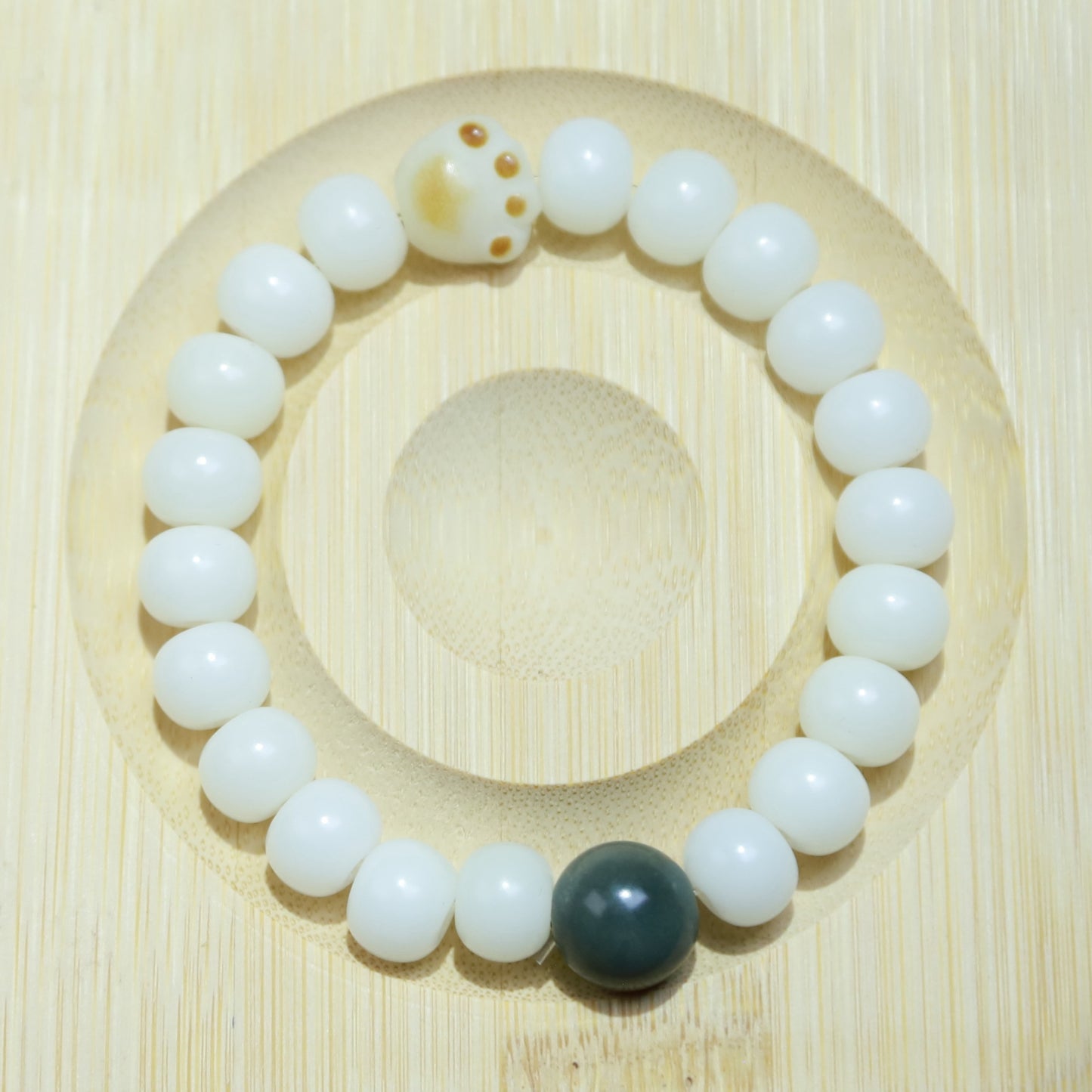 Lucky Paw Bodhi Bead Protection Bracelet