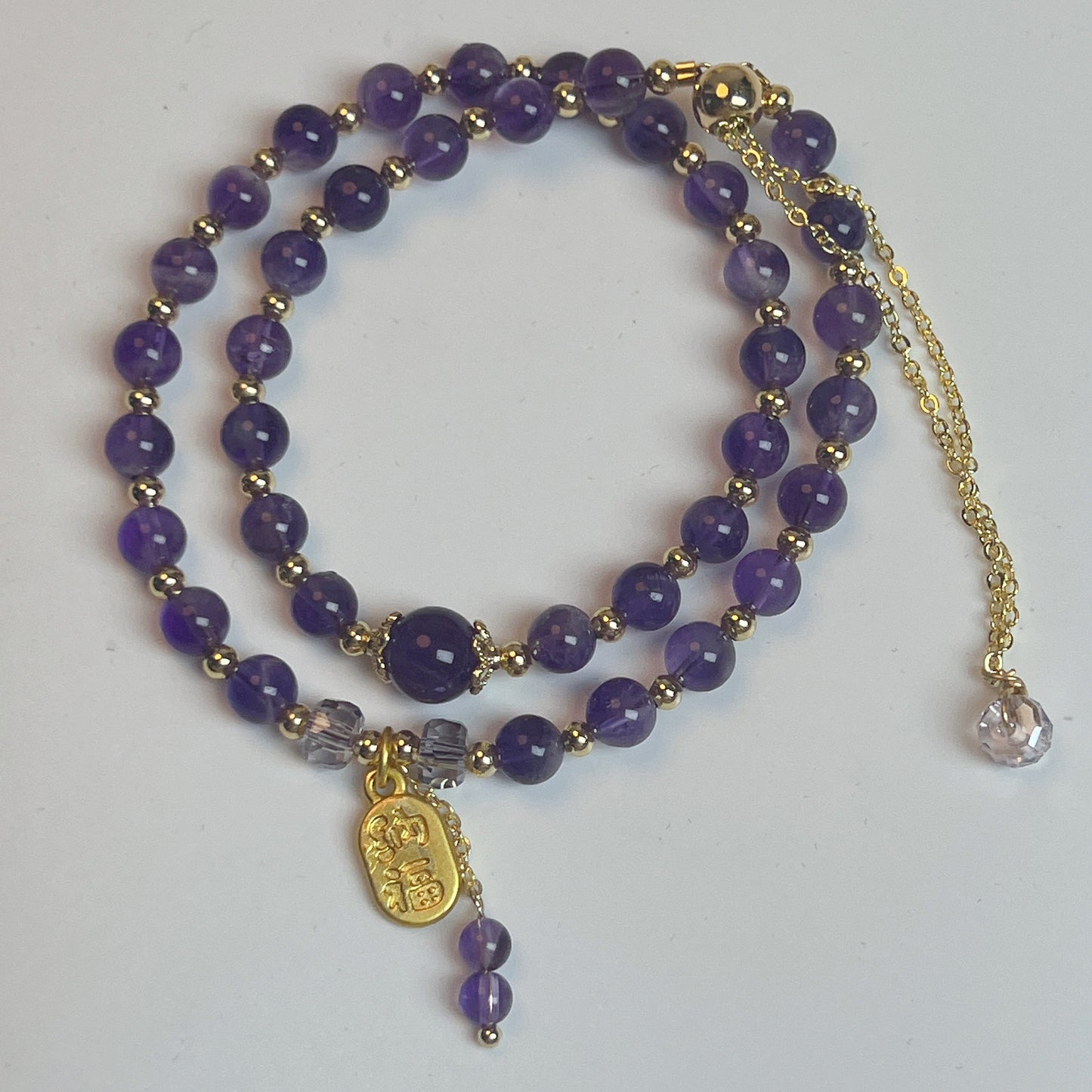 Natural Amethyst Bracelet Necklace