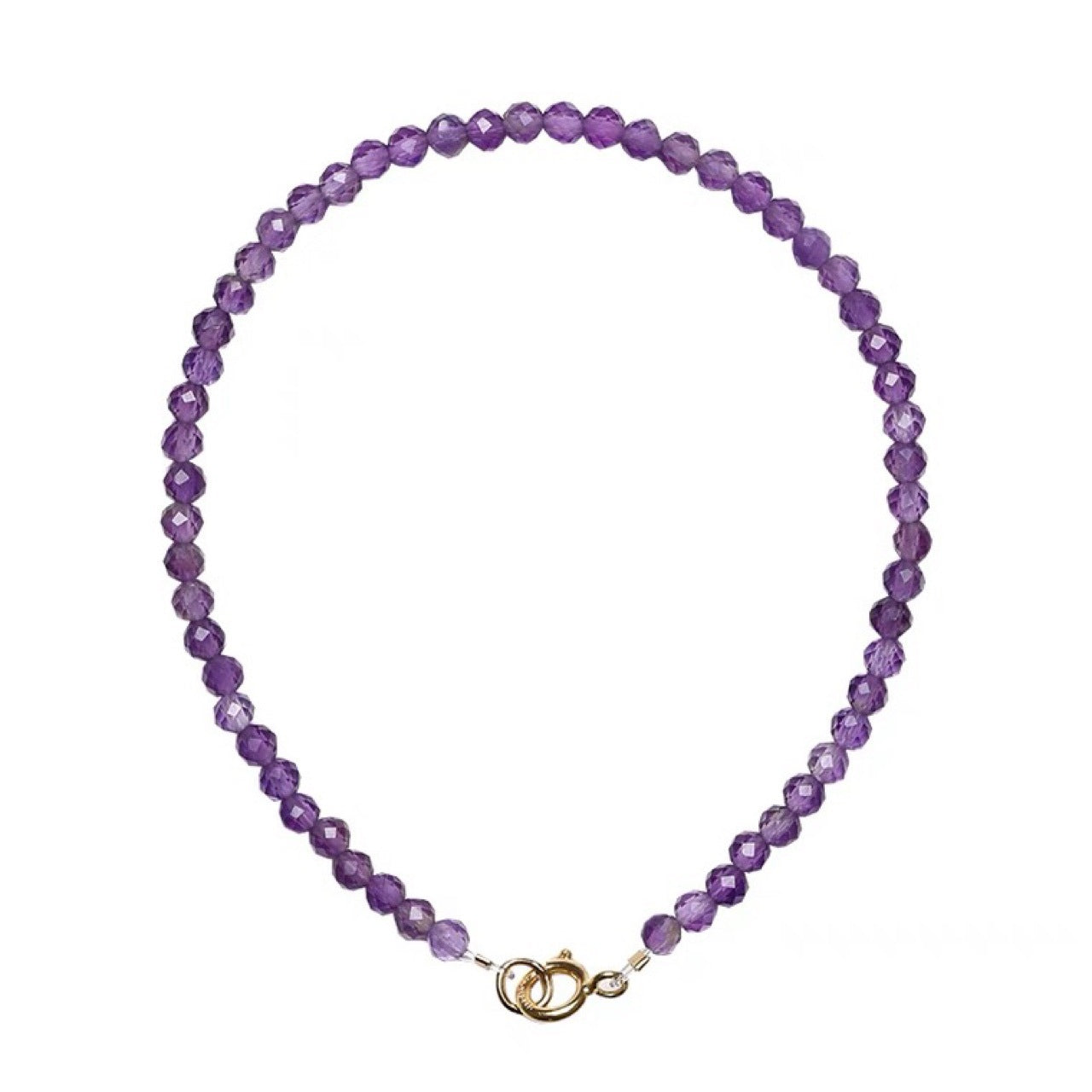Natural Amethyst Braided Bracelet