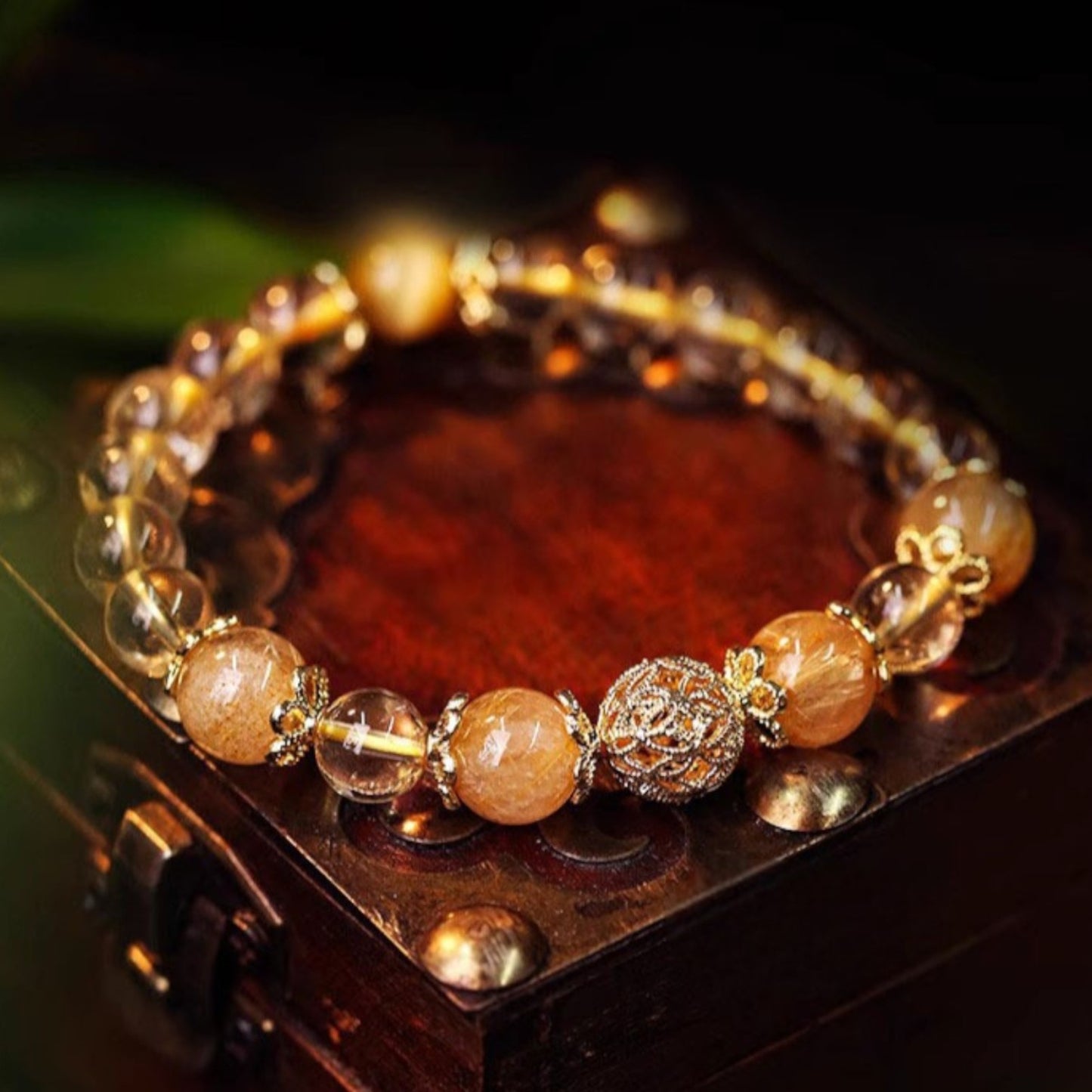 Natural Citrine Fortune Bracelet