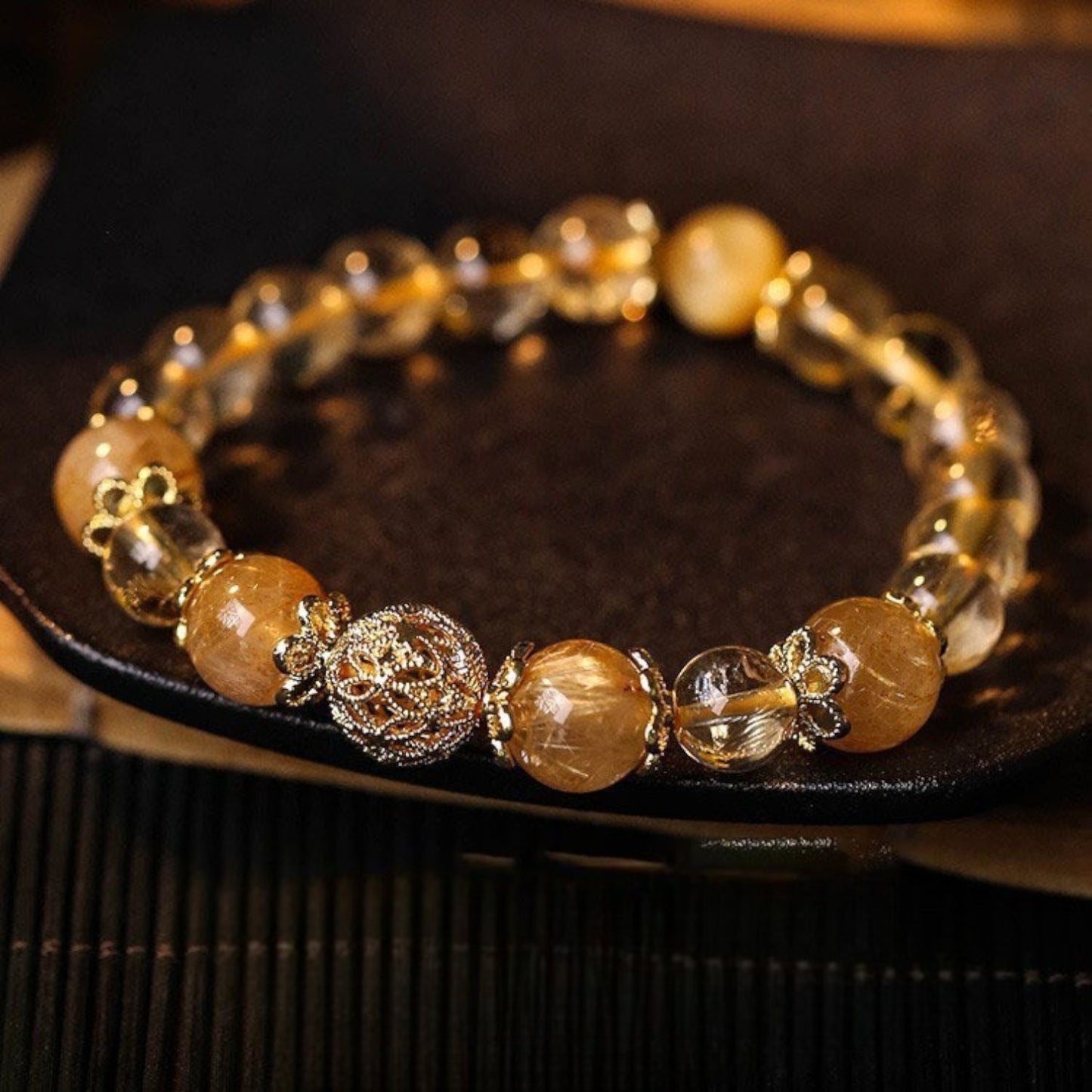 Natural Citrine Fortune Bracelet