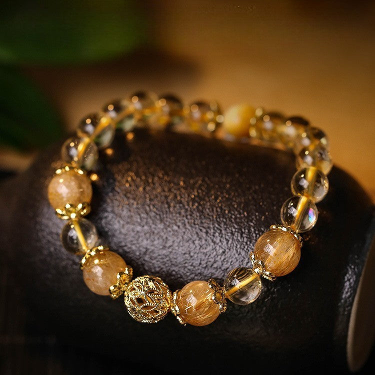 Natural Citrine Fortune Bracelet