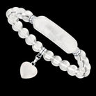 Natural Crystal Heart Pendant Healing Bracelet 8