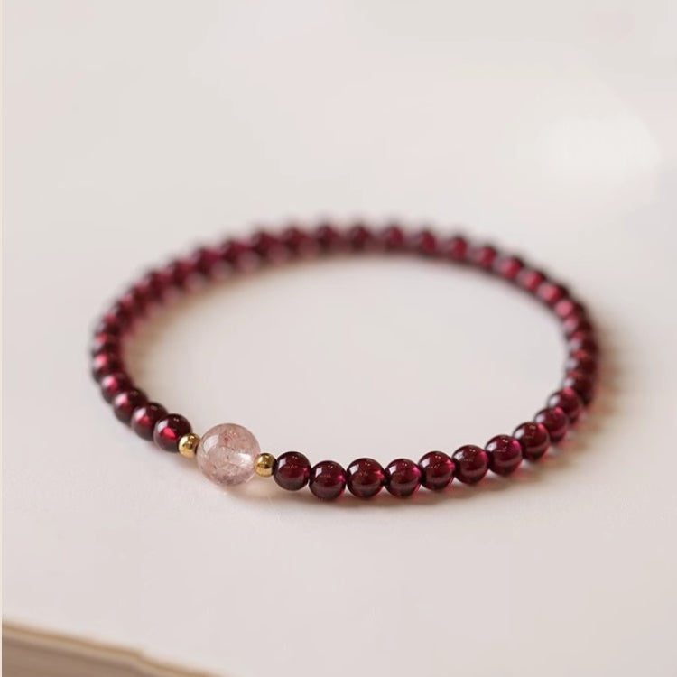 Natural Garnet Luck Healing Bracelet