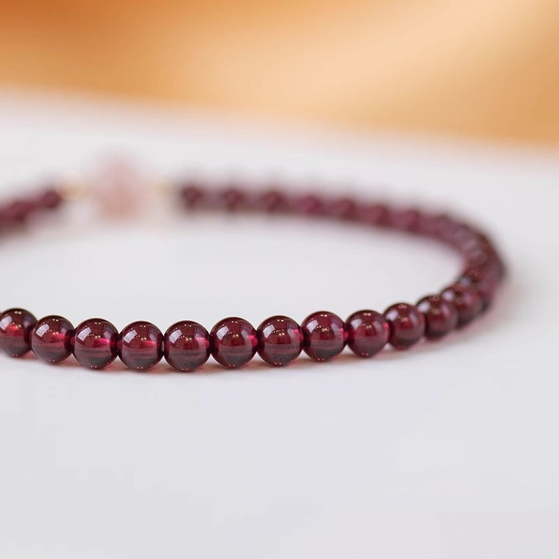 Natural Garnet Luck Healing Bracelet