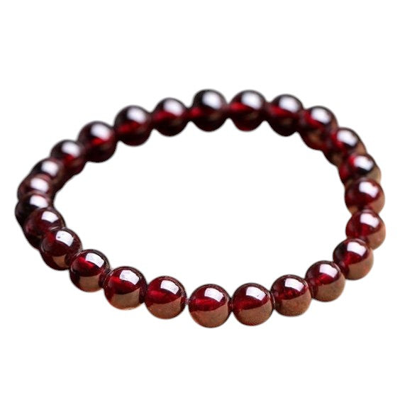 Natural Garnet Passion Beads Crystal Bracelet2