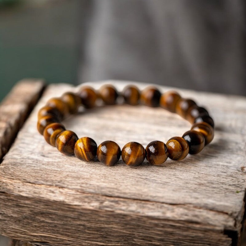 Natural Gold Tiger Eye Wealth Bracelet 5