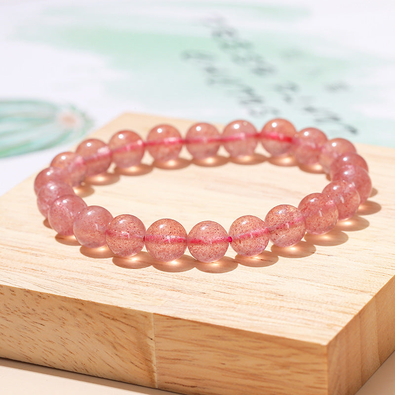 Natural Strawberry Quartz Love Bracelet