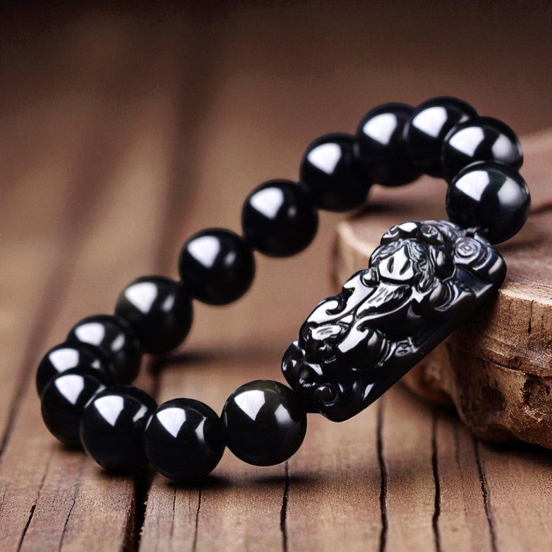 PiXiu Obsidian Wealth Bracelet