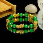 Pixiu Green Agate Bracele