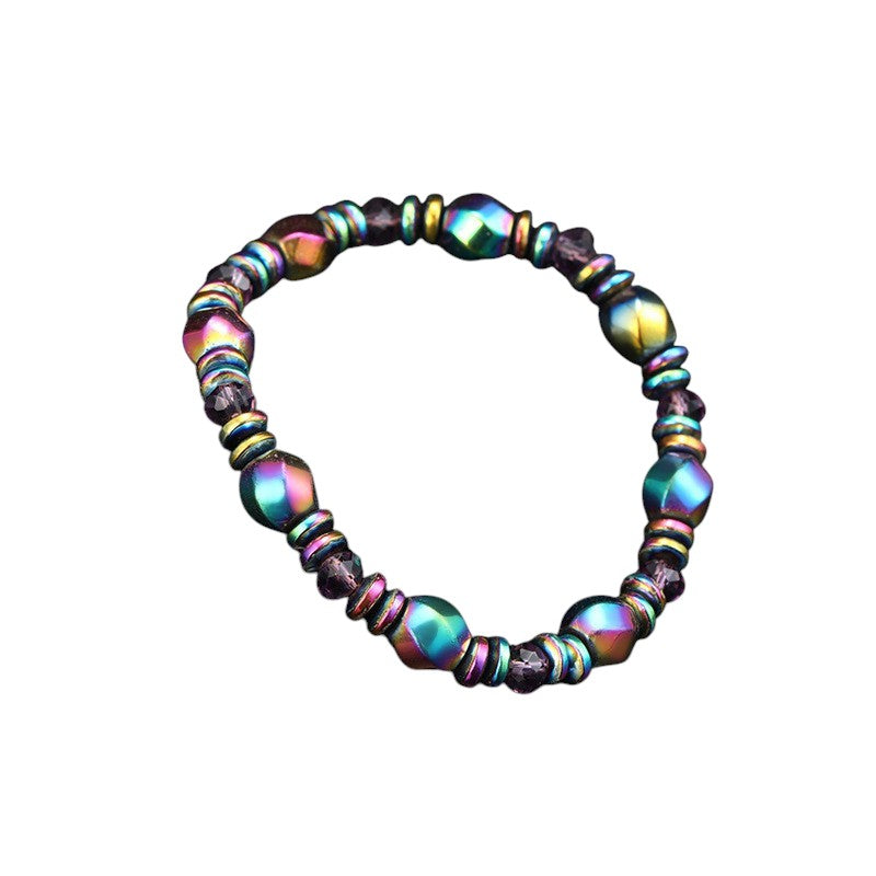Rainbow Magnetic Hematite Balance Bracelet 5