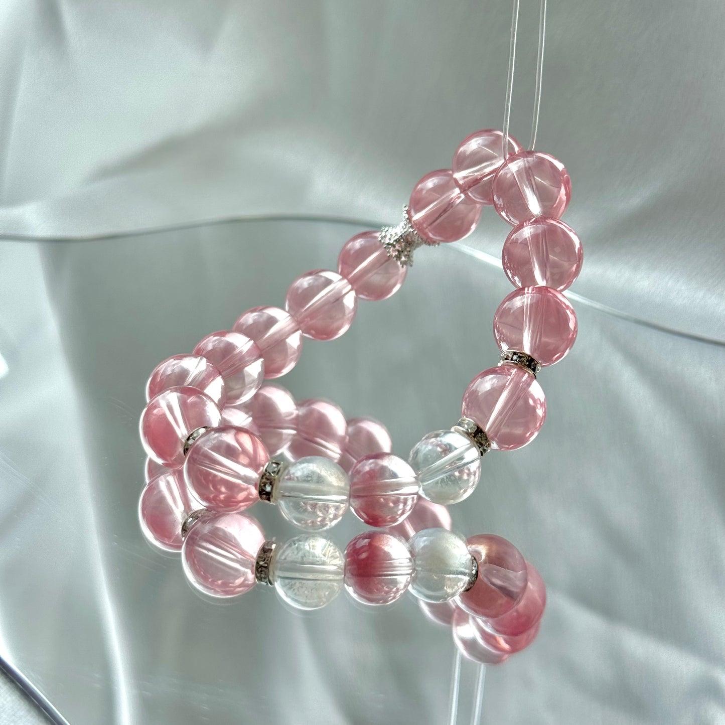 Rose Quartz Bead Bracelet