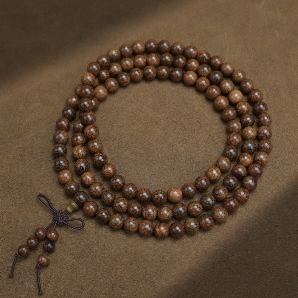 Sandalwood 108 Beads Mala Bracelet