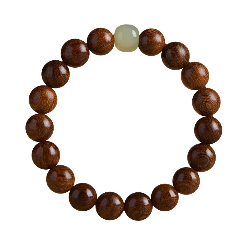 Sandalwood and Jade Bead Prayer Bead