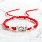 Silver Pixiu Red String Bracelet 4