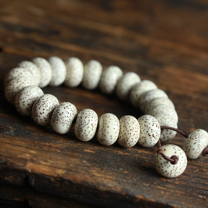 Star and Moon Bodhi Seed Pendant Bracelet