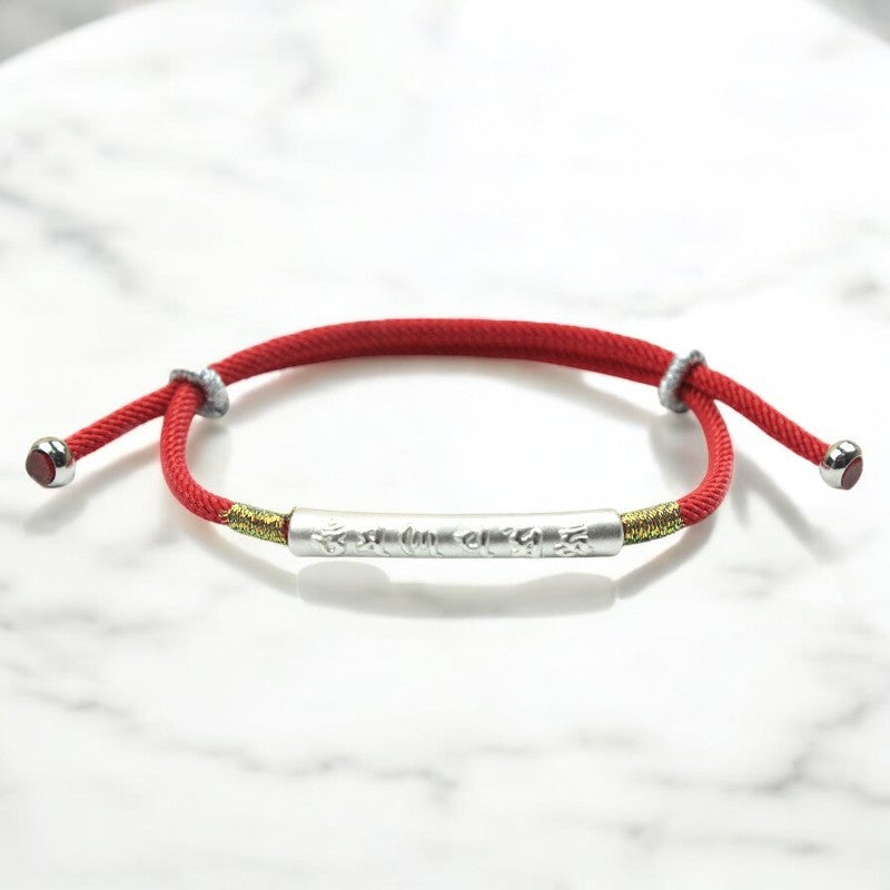 Tibetan_Buddhist_Red_String_Bracelet_silver