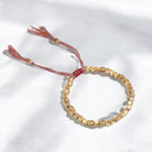 Tibetan Copper Beads Bracelet white1