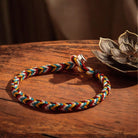 Tibetan Handmade Five Color Protection Braid String Bracelet 1