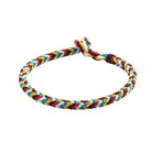 Tibetan Handmade Five Color Protection Braid String Bracelet 3