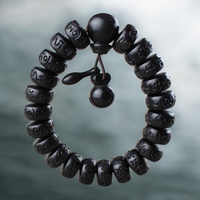 Tibetan Lightning Strike Wood Protection Bead Bracelet 2
