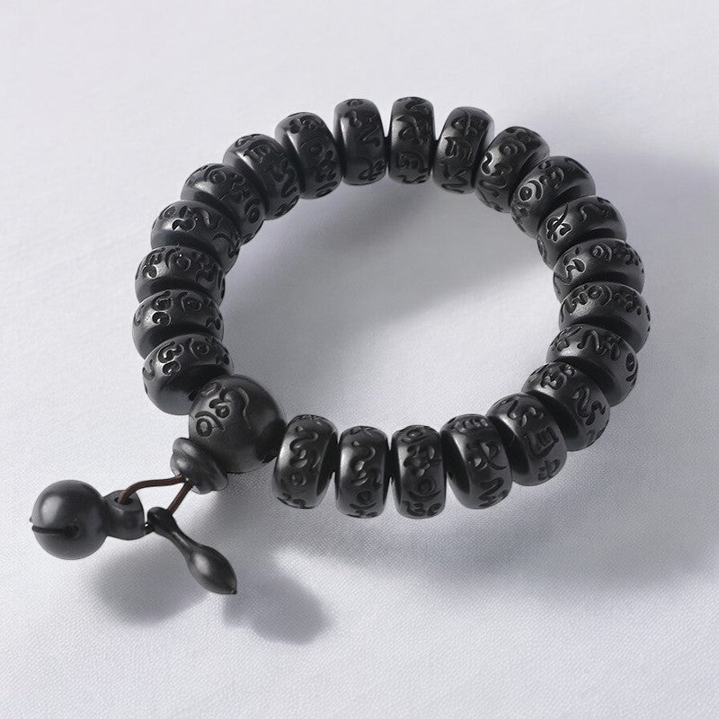 Tibetan Lightning Strike Wood Protection Bead Bracelet 4
