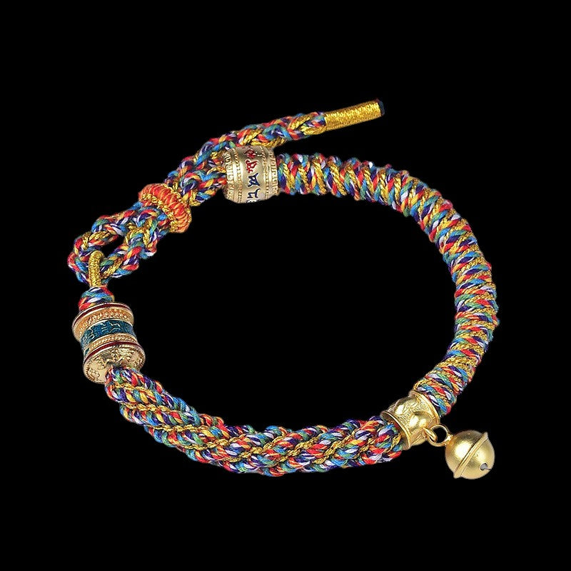 Tibetan Om Mani Padme Hum Carved Amulet Bracelet 4