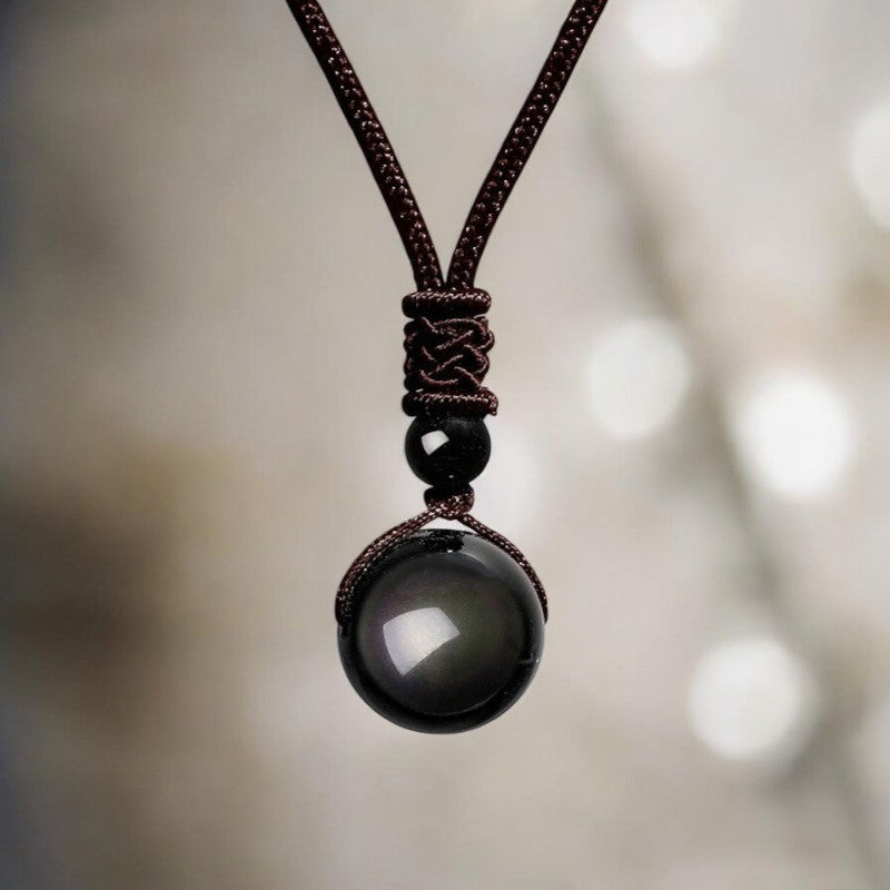 Tibetan Tiger's Eye Protection Necklace 5