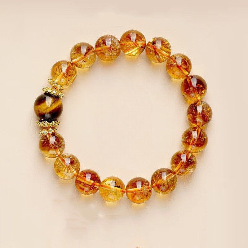 Tiger Eye Citrine Wealth Bracelet