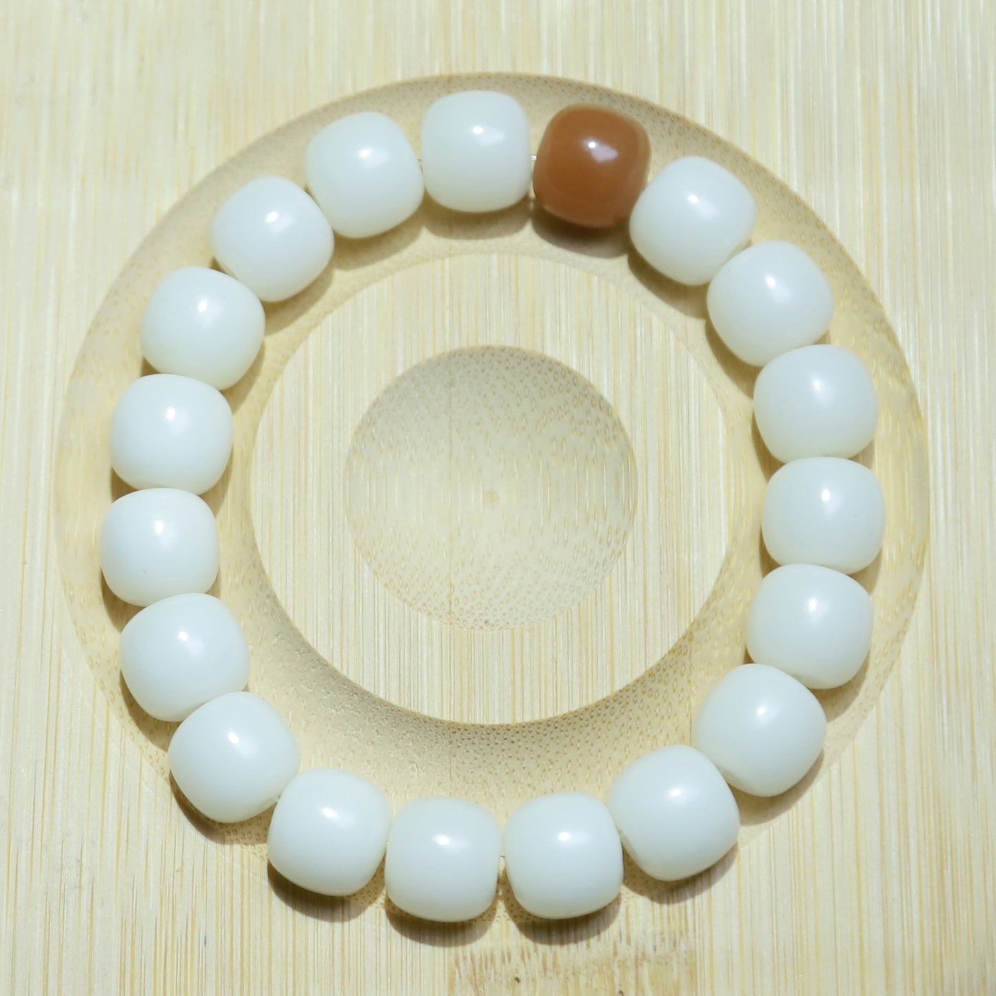 White Bodhi Harmony Bracelet