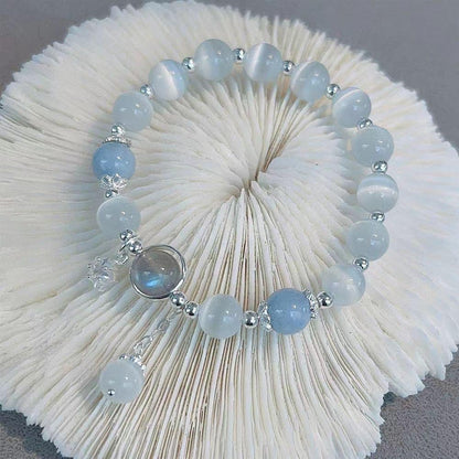 Star Charm Moonlight Cat’s Eye Bracelet