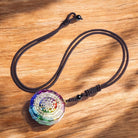 7 Chakra Energy Crystal Balance Pendant Necklace 6