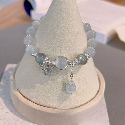 Butterfly Pendant Moonlight Cat’s Eye Bracelet